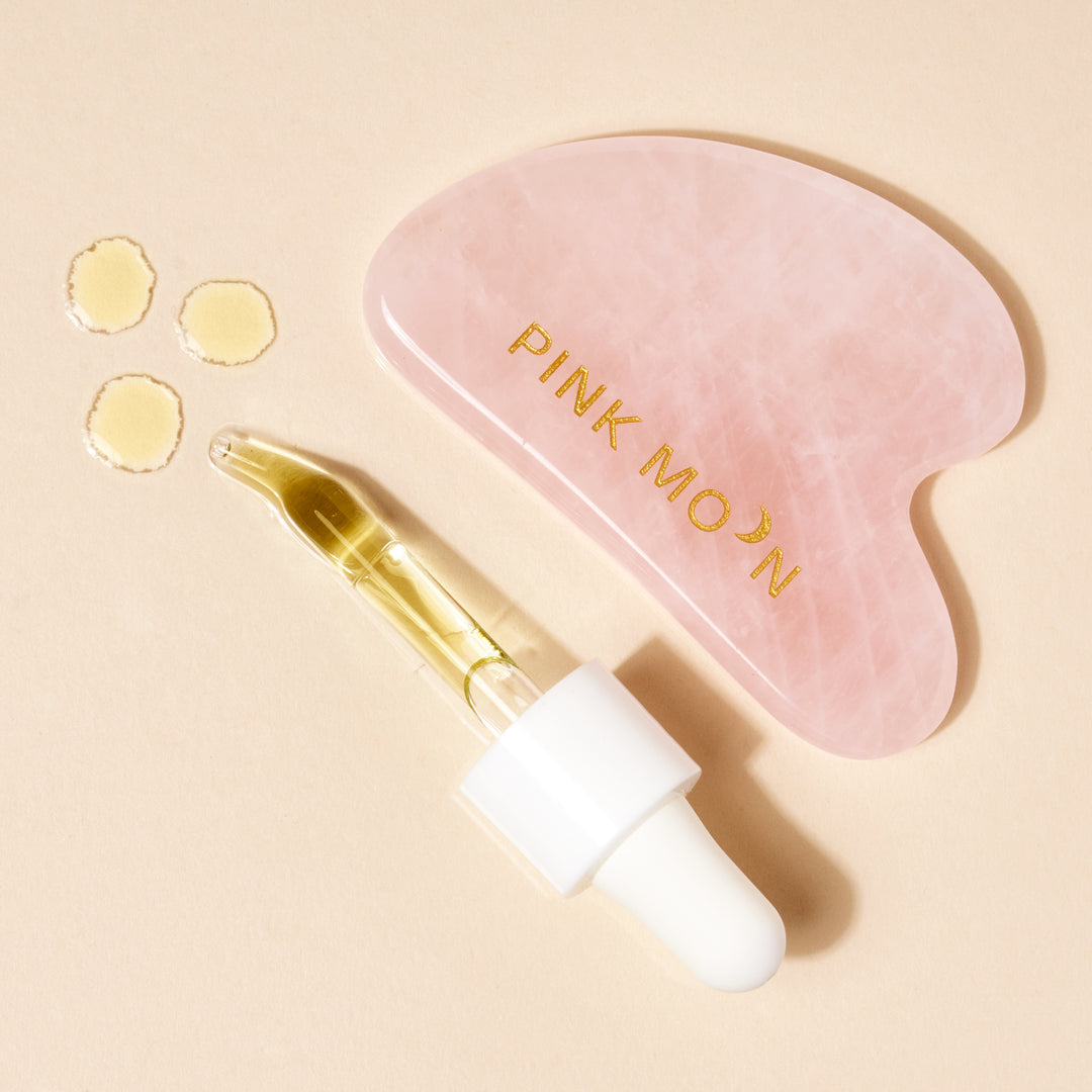 Head to Toe Self-Care Gua Sha Set - Pink Moon